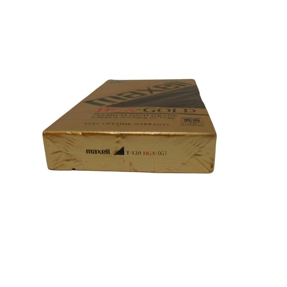 VHS tape Maxell Hgx-Gold T-120 New Sealed - Picture 4 of 7